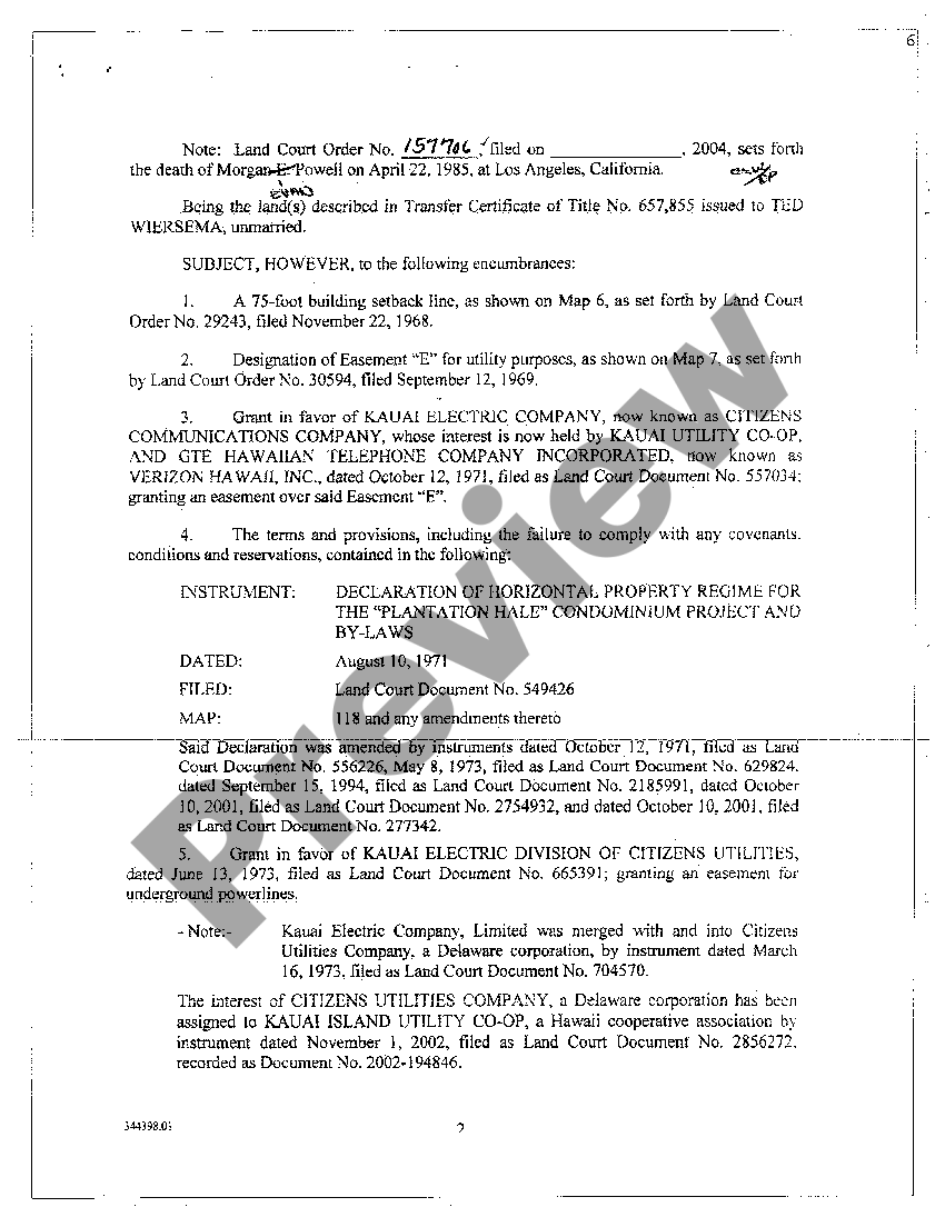 Hawaii Limited Warranty Assignment of Lease US Legal Forms