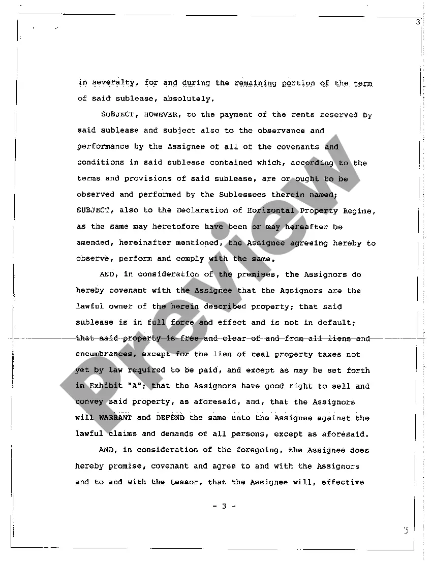Preview A01 Assignment of Apartment Sublease