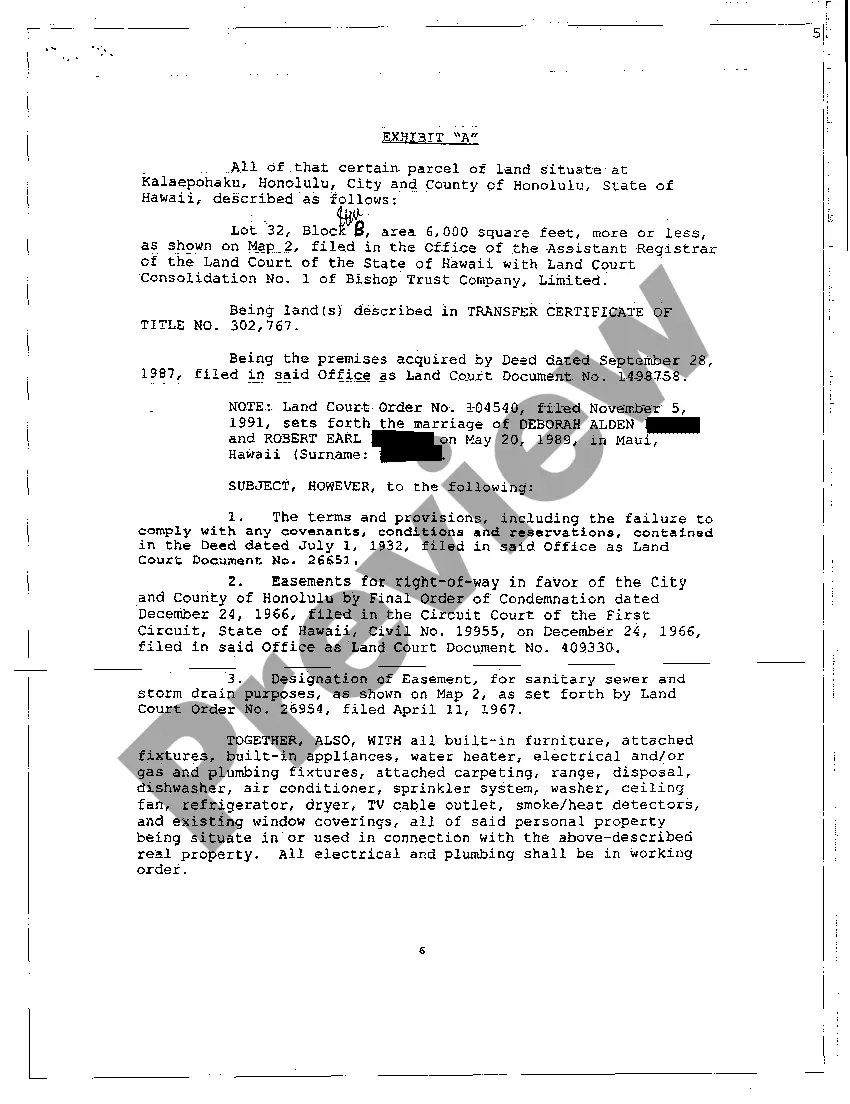 Preview Declaration of Restrictive Covenants