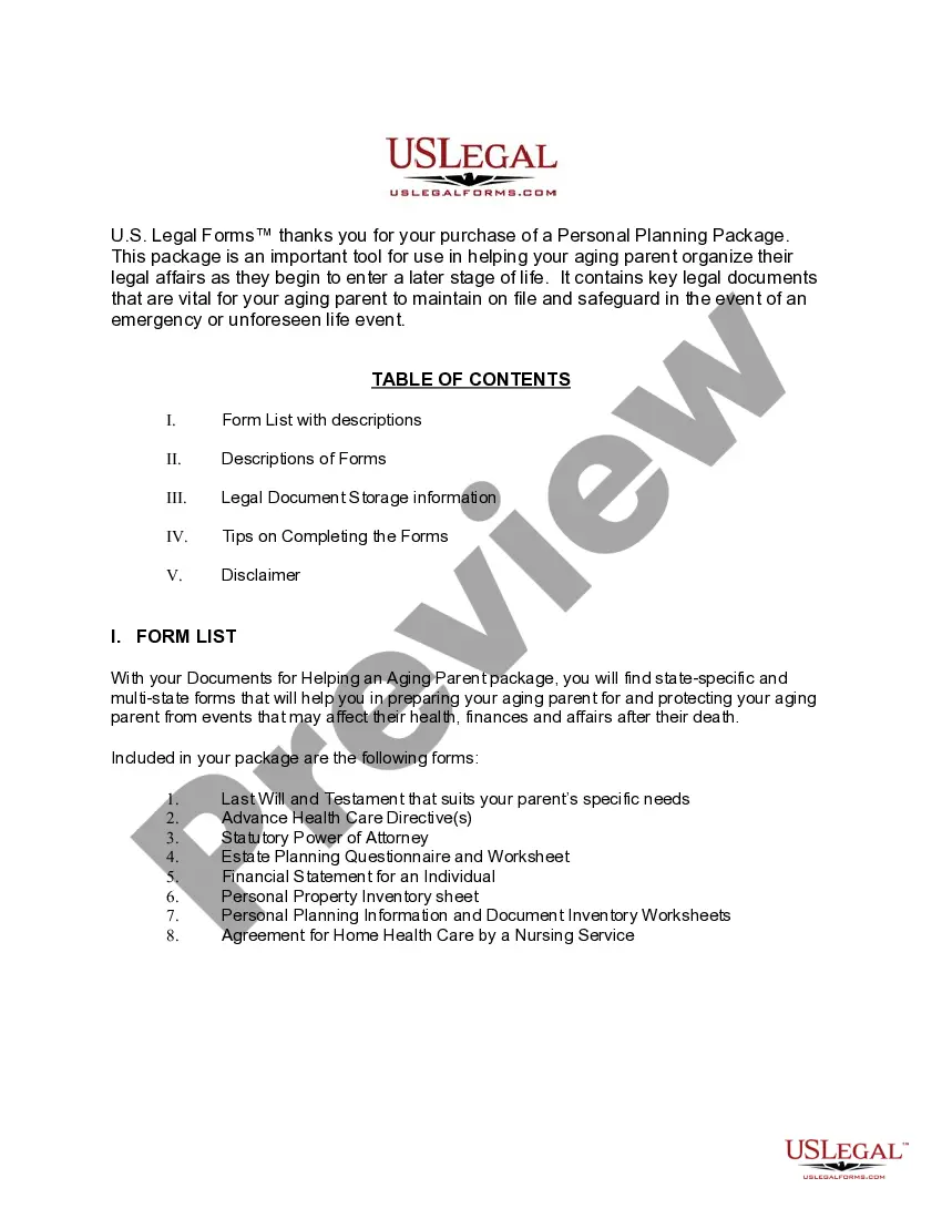 Get Hawaii Aging Parent Package Preview Hawaii Aging Parent Package