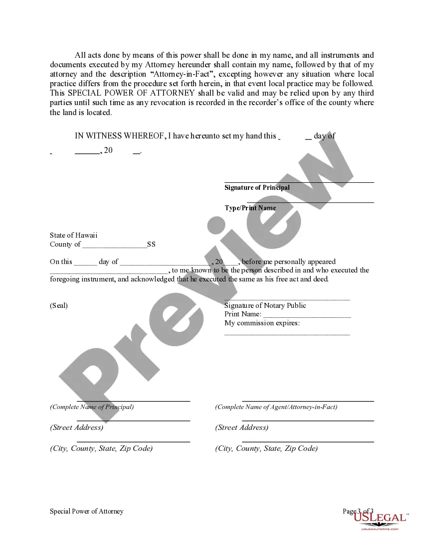 Get Special or Limited Power of Attorney for Real Estate Purchase Transaction by Purchaser Preview Special or Limited Power of Attorney for Real Estate Purchase Transaction by Purchaser