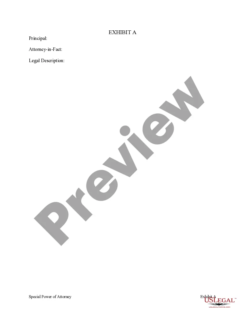 Get Special or Limited Power of Attorney for Real Estate Purchase Transaction by Purchaser Preview Special or Limited Power of Attorney for Real Estate Purchase Transaction by Purchaser