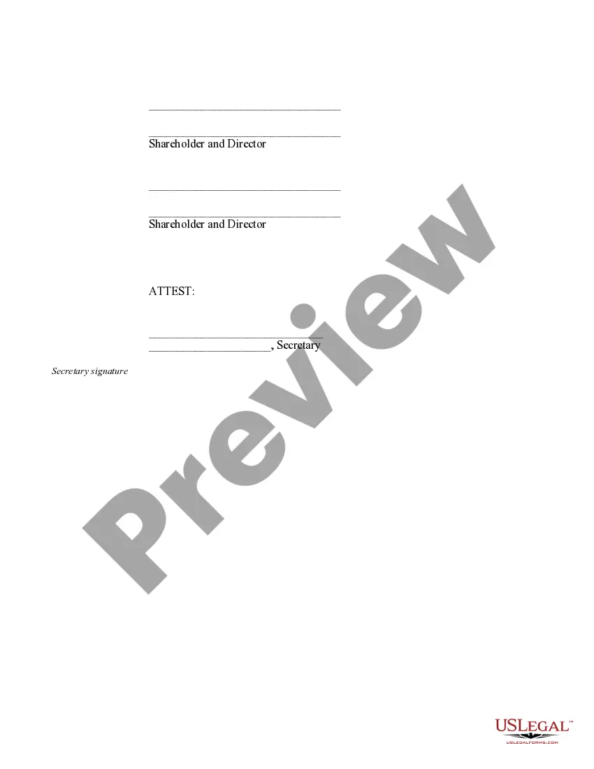 Preview Sample Annual Minutes for a Hawaii Professional Corporation