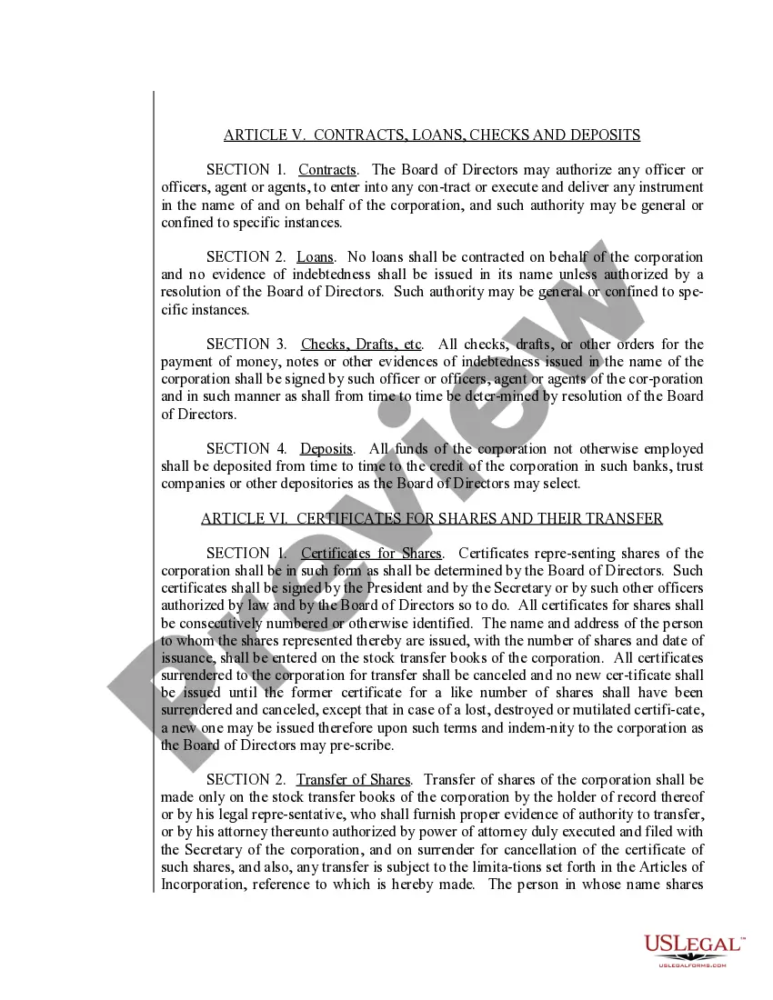 Get Sample Bylaws for a Hawaii Professional Corporation Preview Sample Bylaws for a Hawaii Professional Corporation
