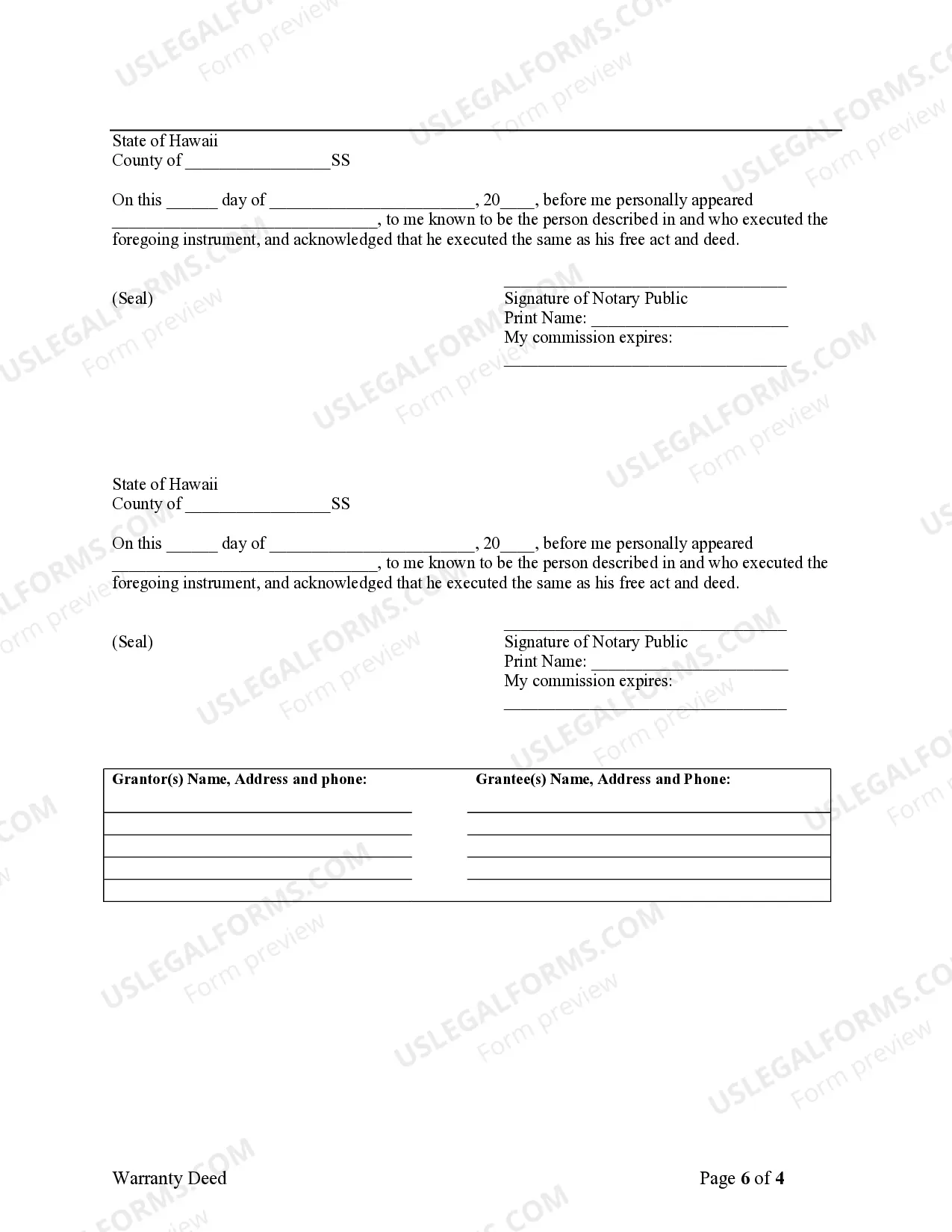 Preview Warranty Deed for Parents to Child with Reservation of Life Estate