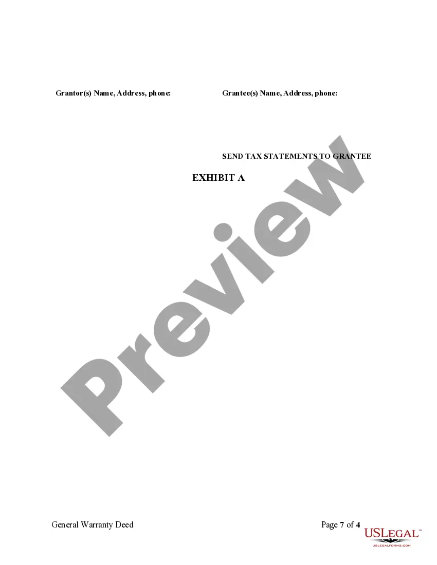 Preview Warranty Deed for Separate or Joint Property to Joint Tenancy