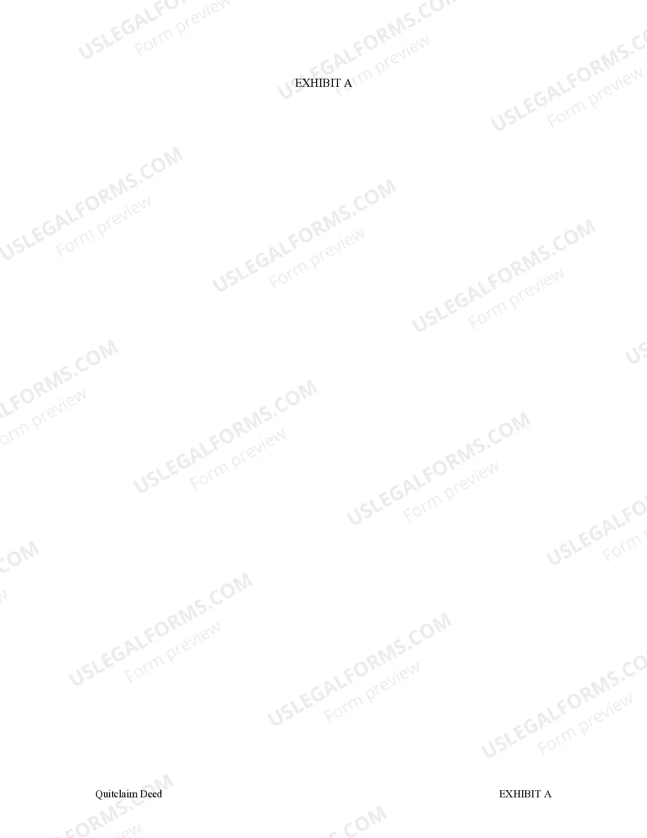 Preview Quitclaim Deed - Limited Liability Company to Individual