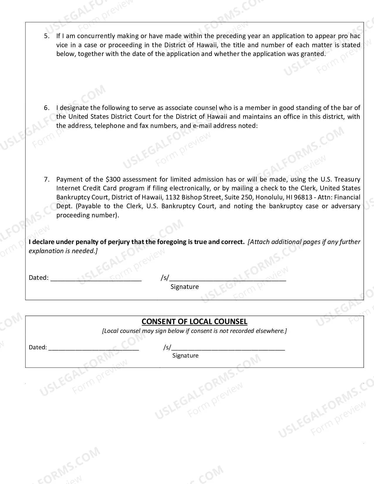 Preview Application To Appear Pro Hac Vice