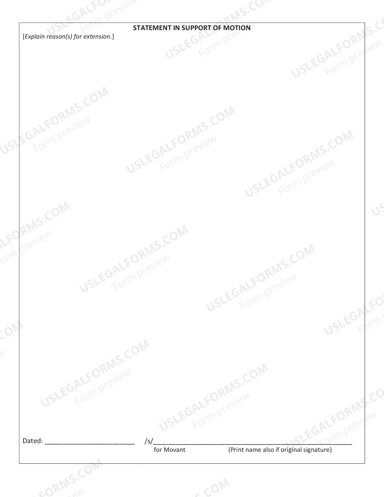 Preview Extend Time to File Complaint / Dismiss for Abuse