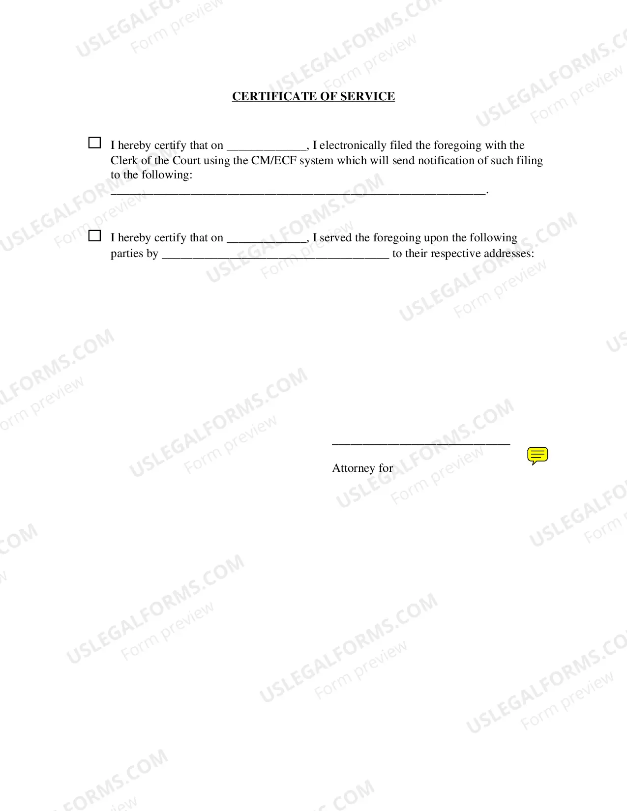 Preview Statement of Redaction