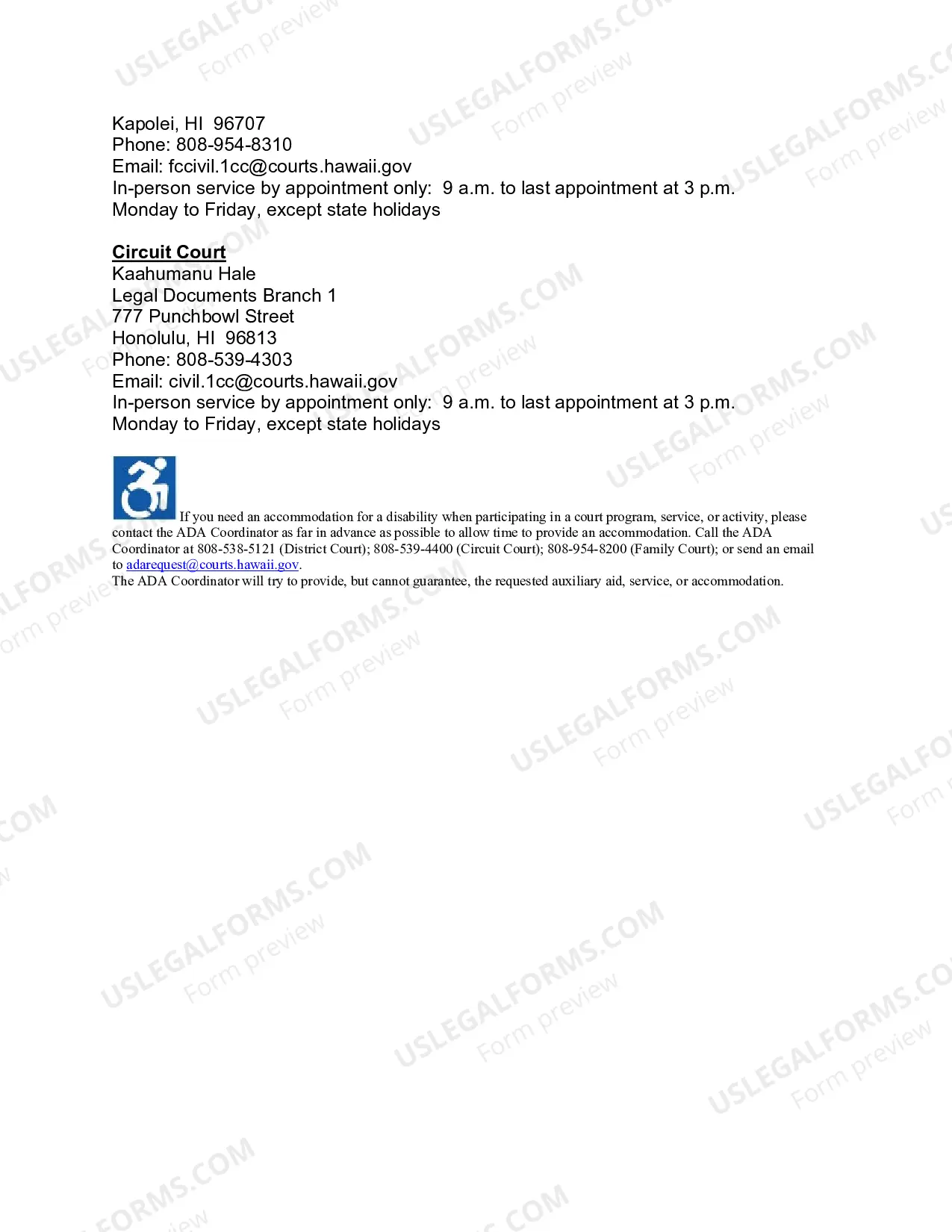 Preview Court Records Request Instructions