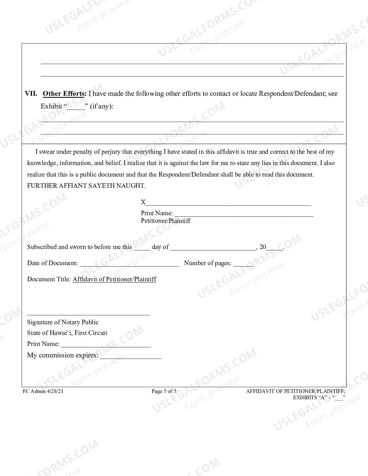 Preview Ex Parte Motion for Service by Mail and Posting in Lieu of Publication