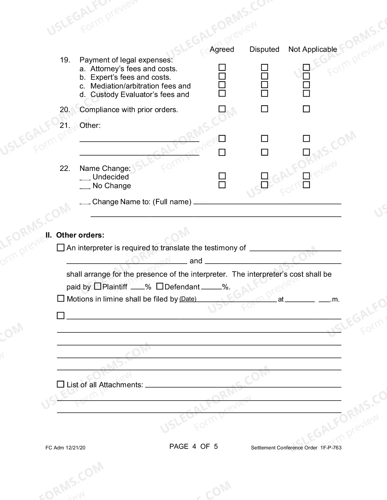Preview Pretrial Order 2 (Settlement Conference Order)