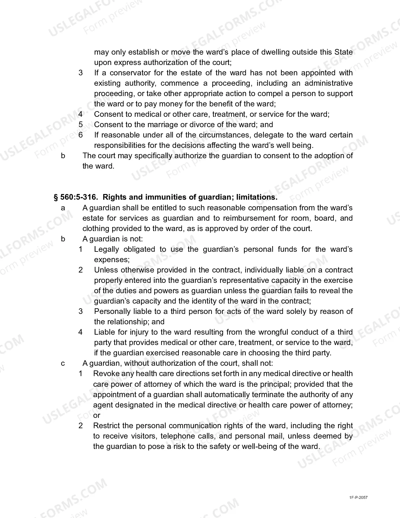 Preview Order Appointing Guardian With Limited and Or Unlimited Authority