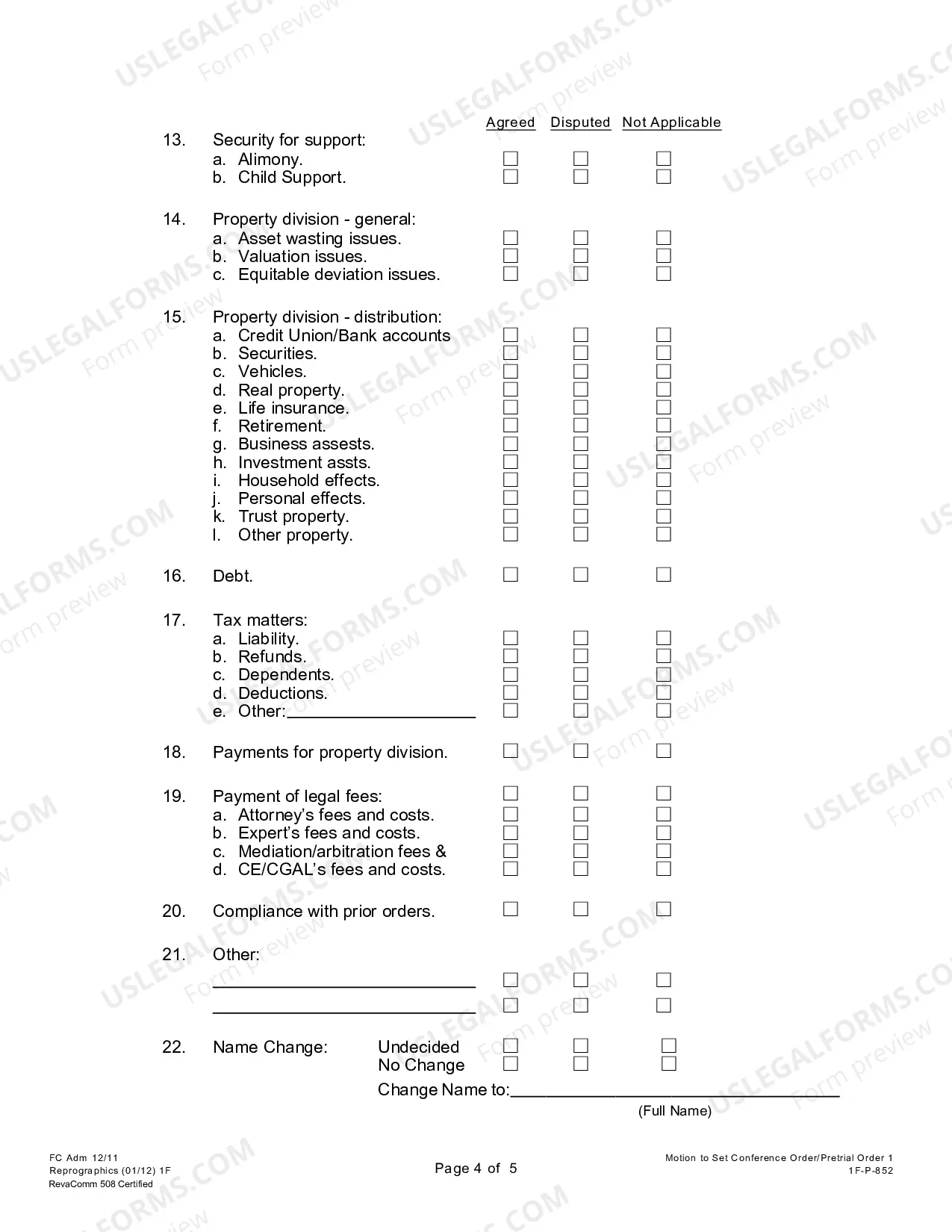 Preview Pretrial Order No. 1 - Motion to Set