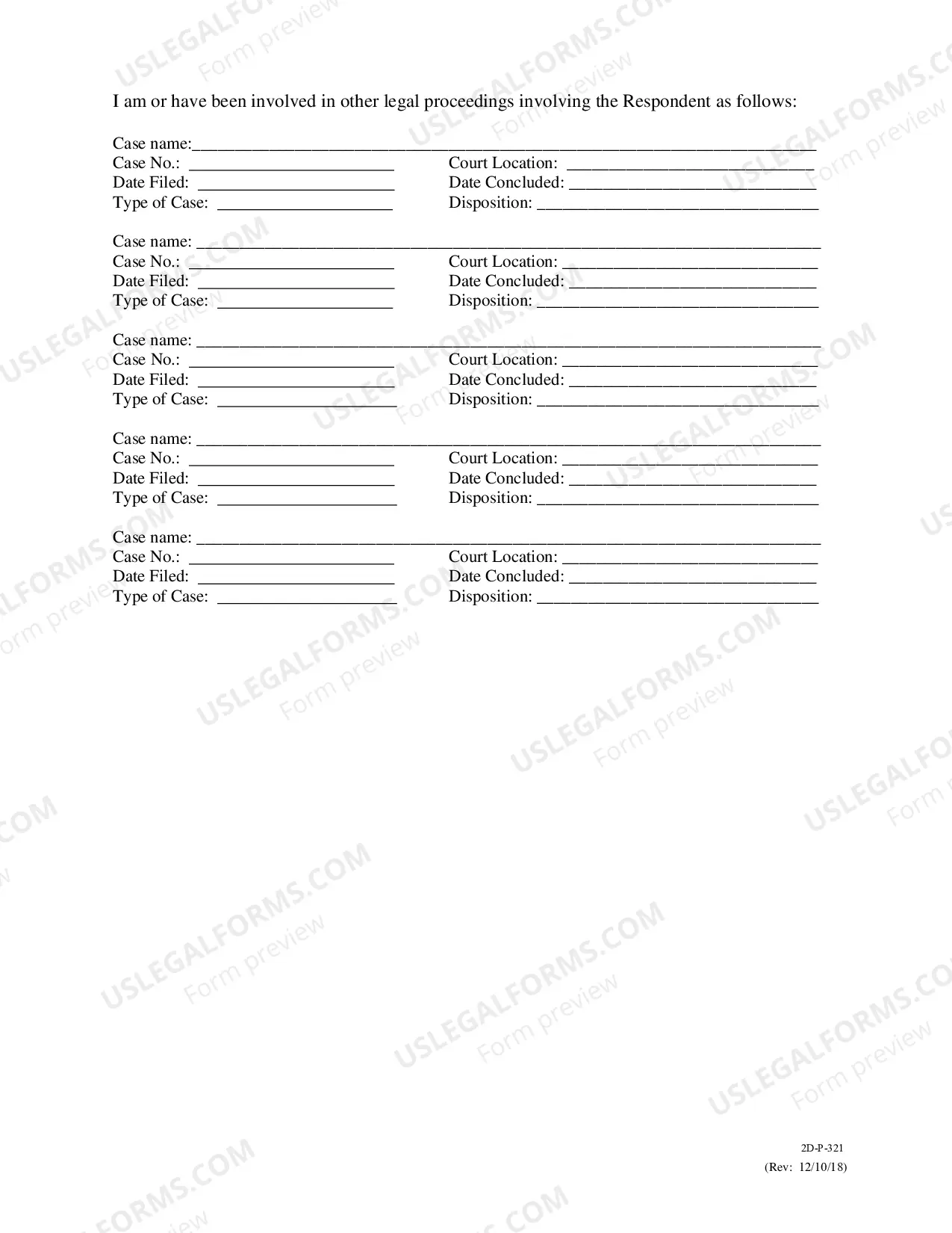 Preview TRO Information Sheet