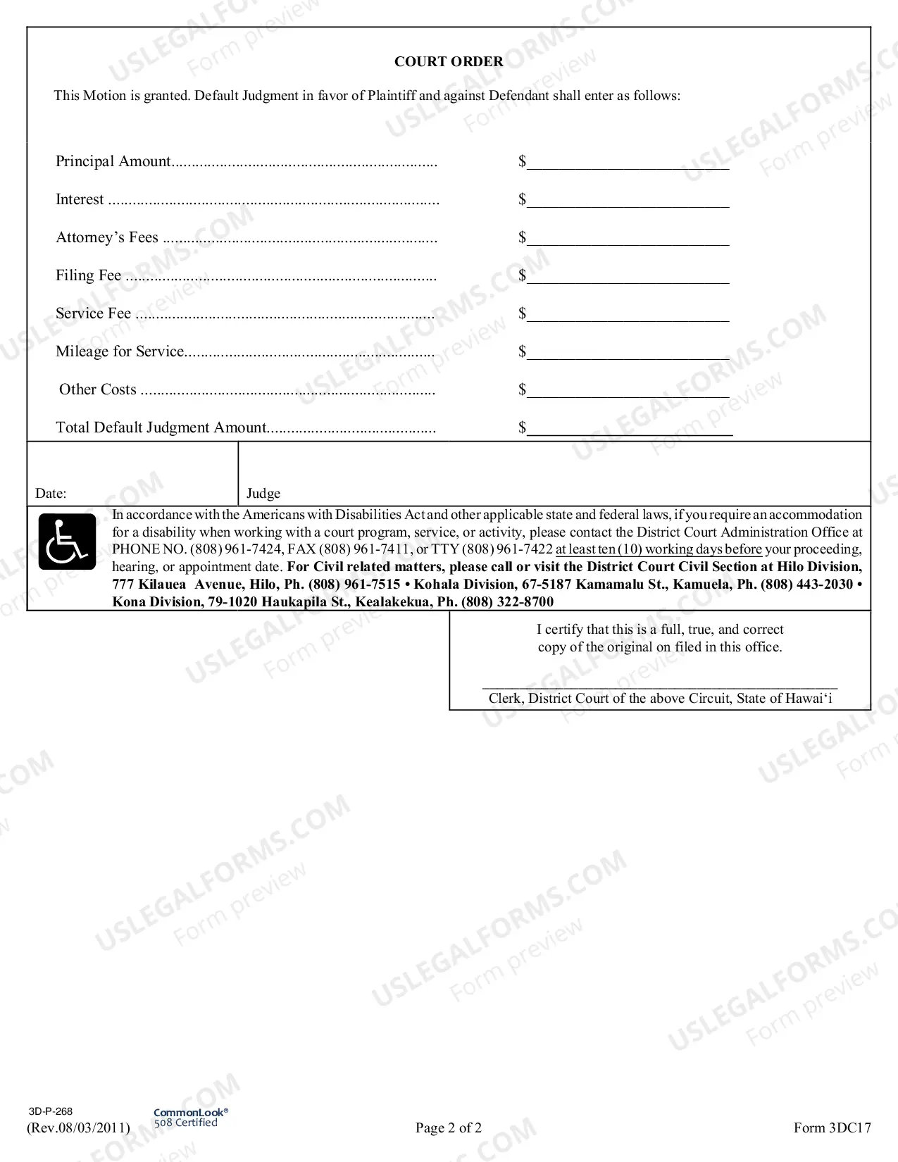 Preview Ex Parte Motion For Default Judgment