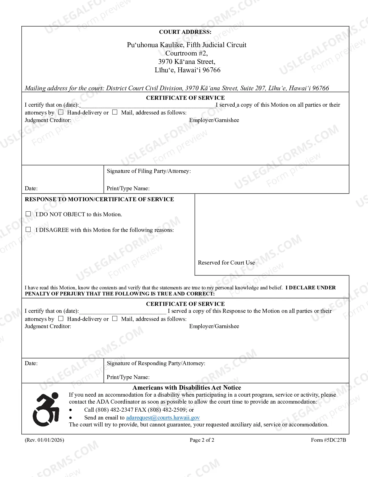 Preview Judgment Debtors Motion Return Or Release of Wages Exempt From Garnishment