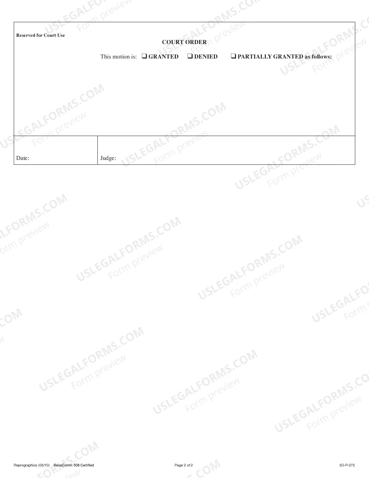 Preview Ex Parte Motion