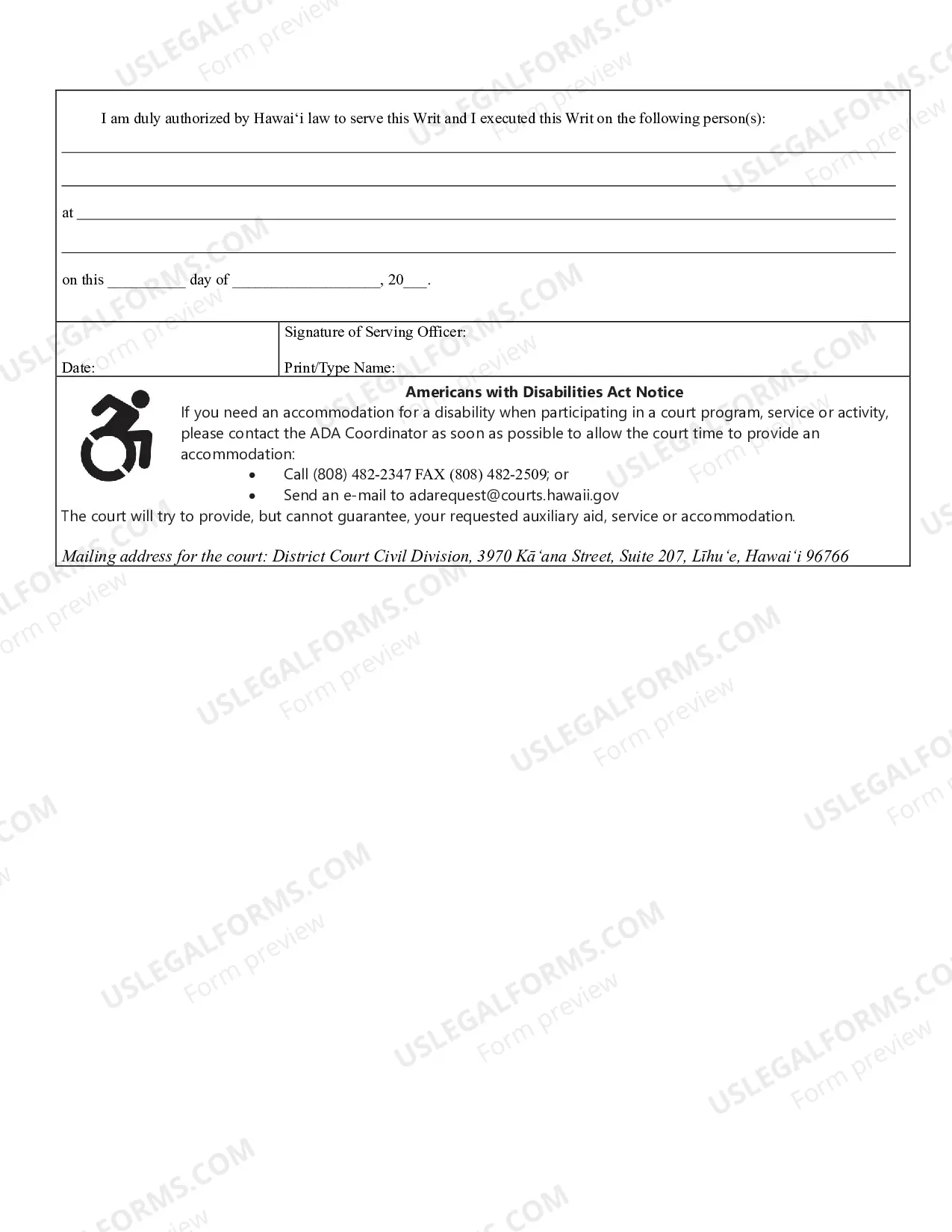 Preview Writ of Execution