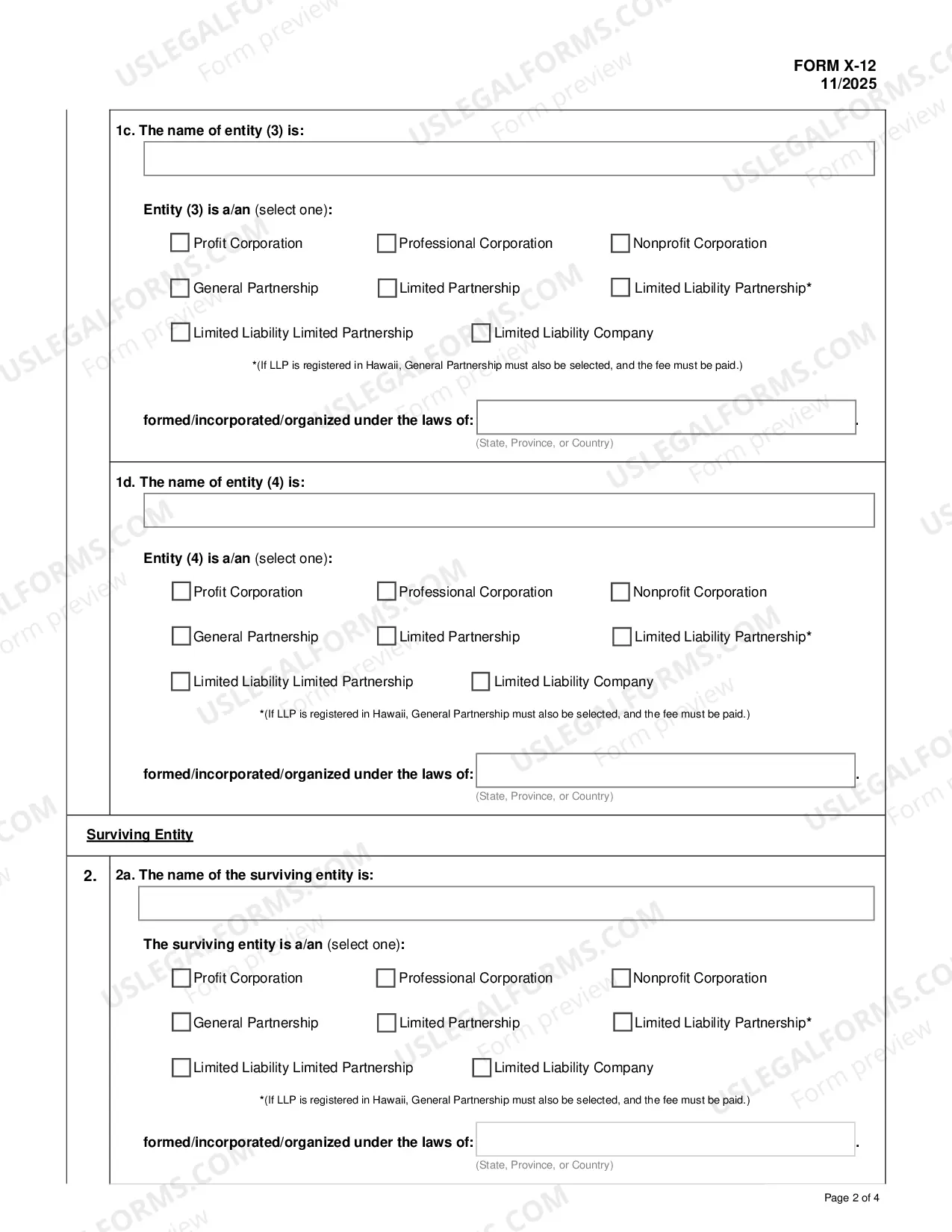 Preview Articles of Merger