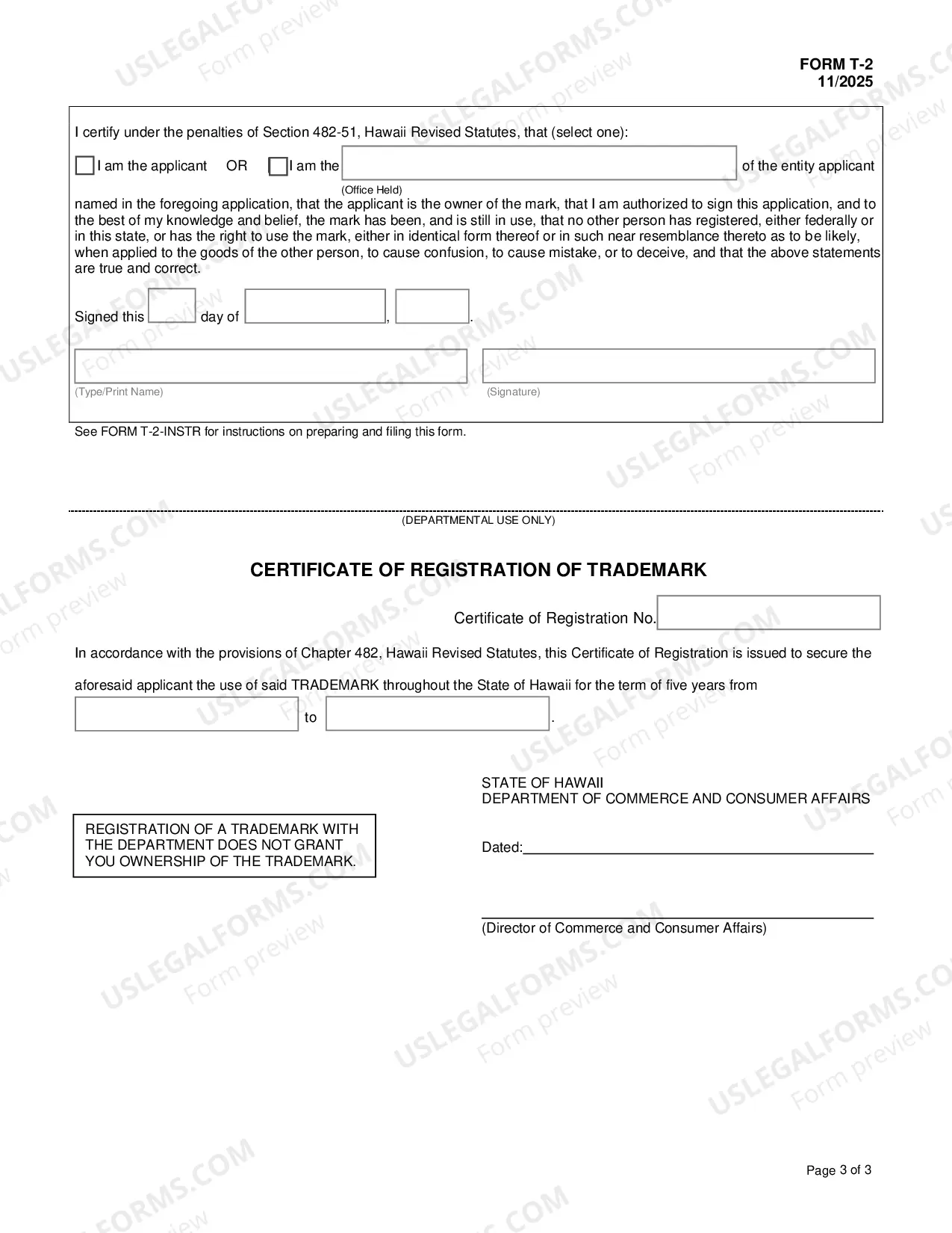 Preview Application For Registration of Trade Mark