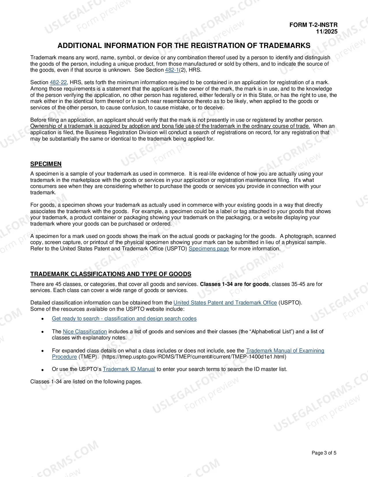 Preview Application For Registration of Trade Mark