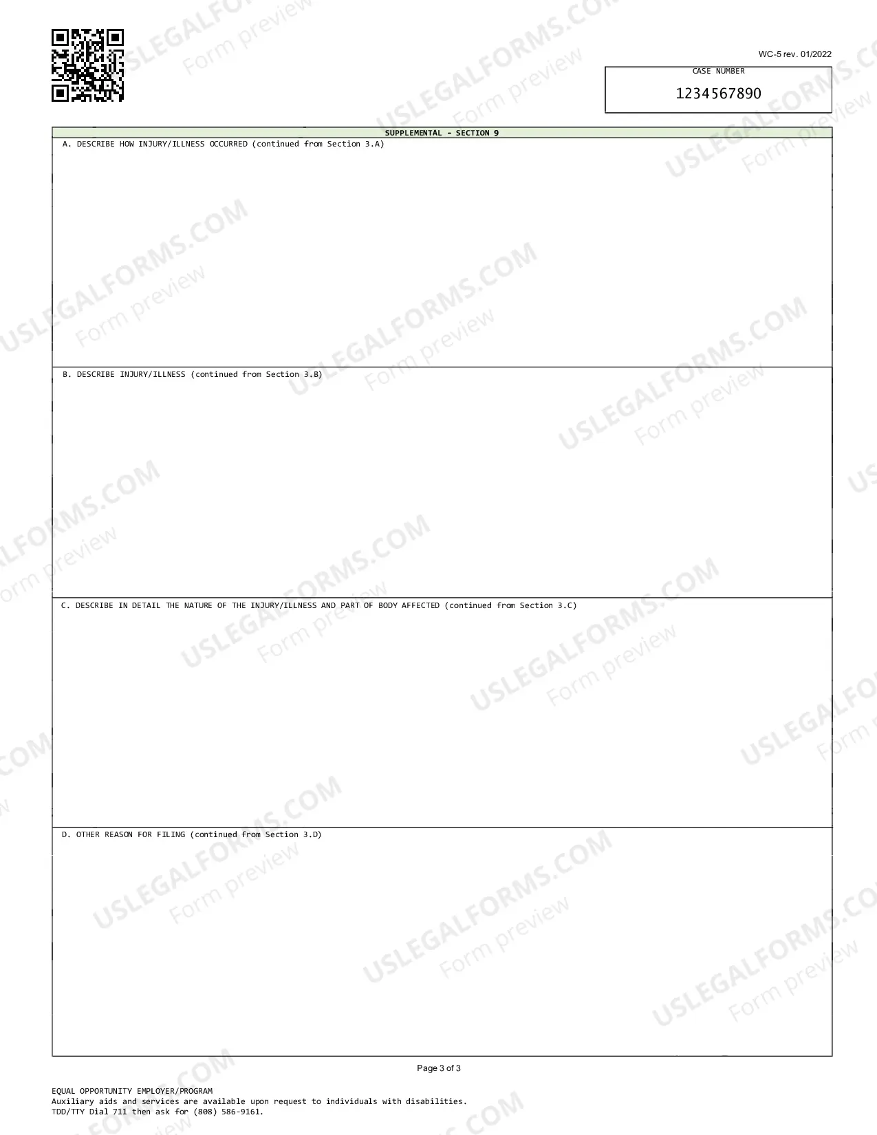 Preview Employee Notification to Employer