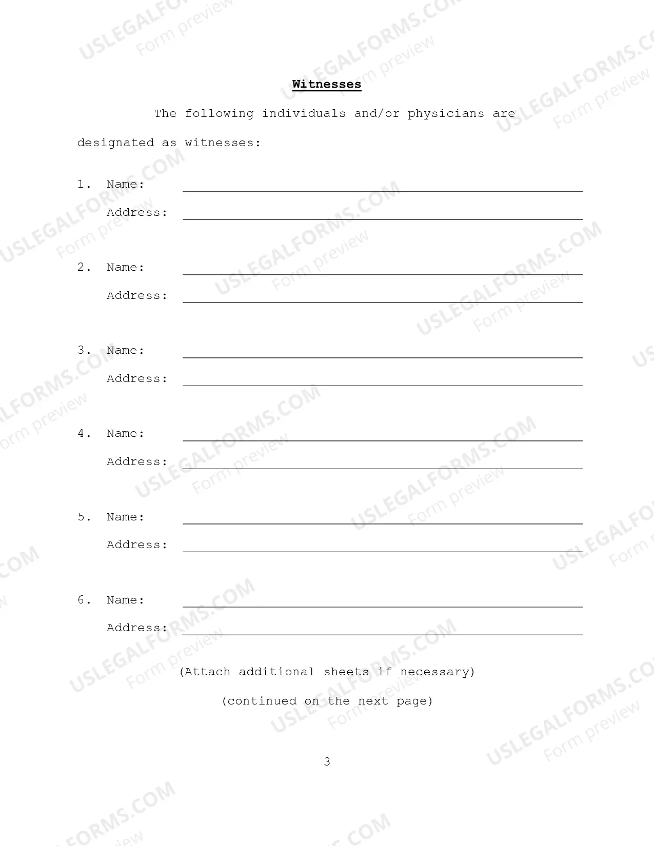 Preview Initial Conference Statement