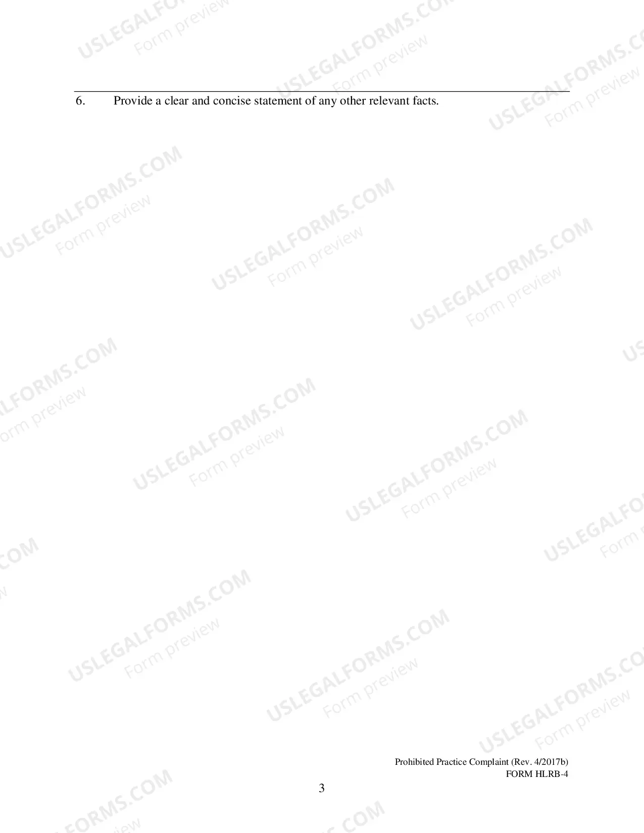 Preview Prohibited Practice Complaint
