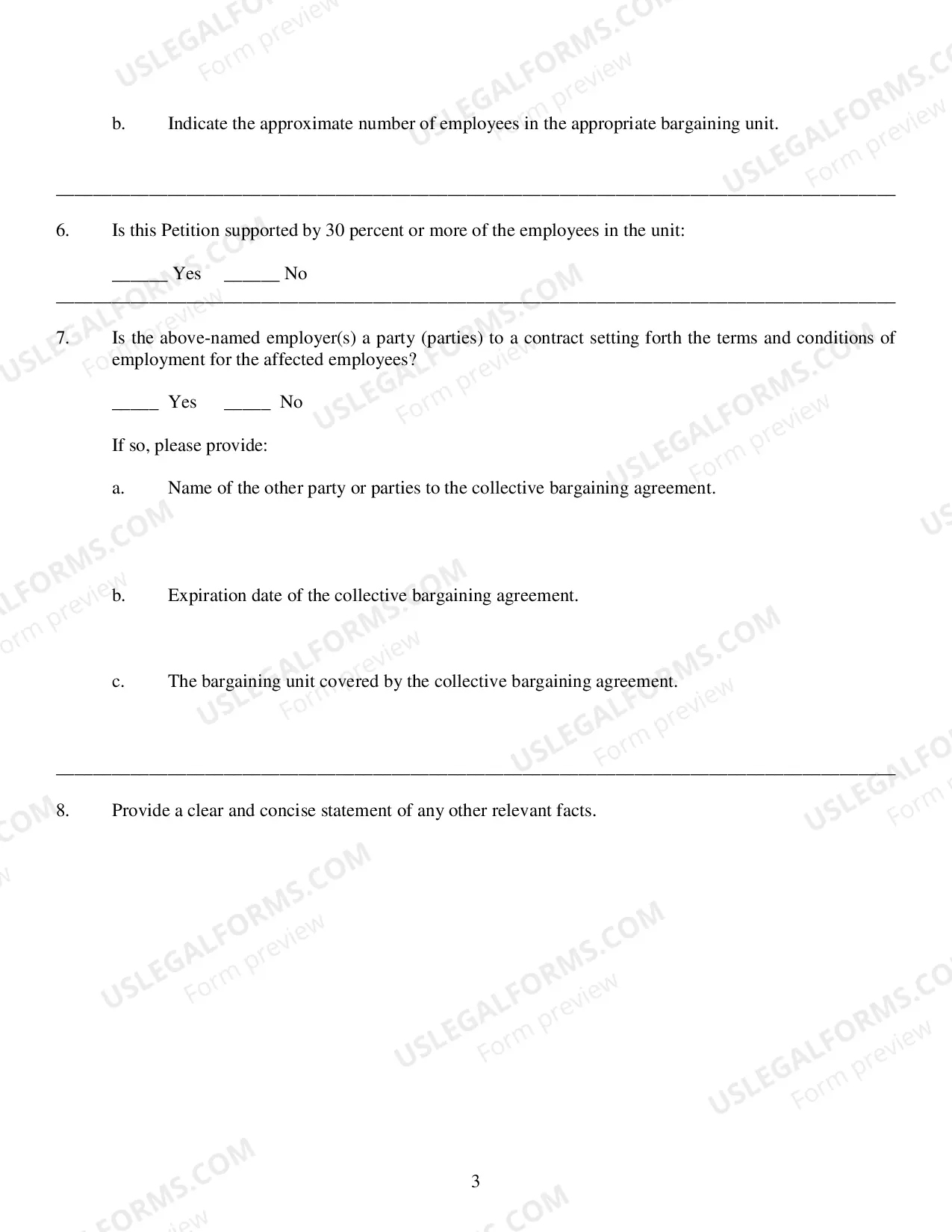Preview Petition for Decertification