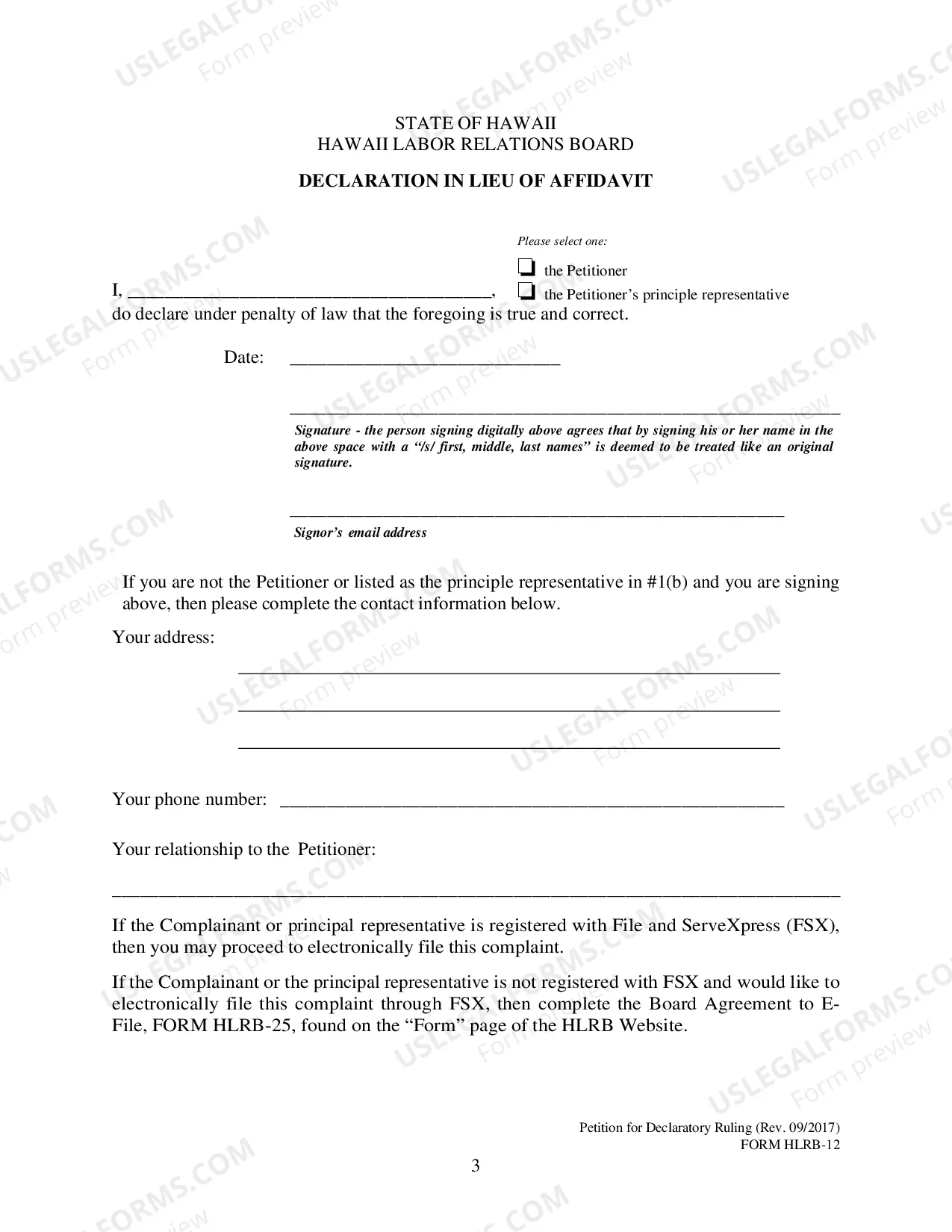 Preview Petition for Declaratory Ruling
