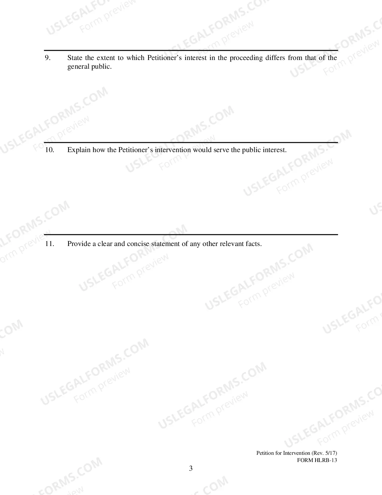 Preview Petition for Intervention