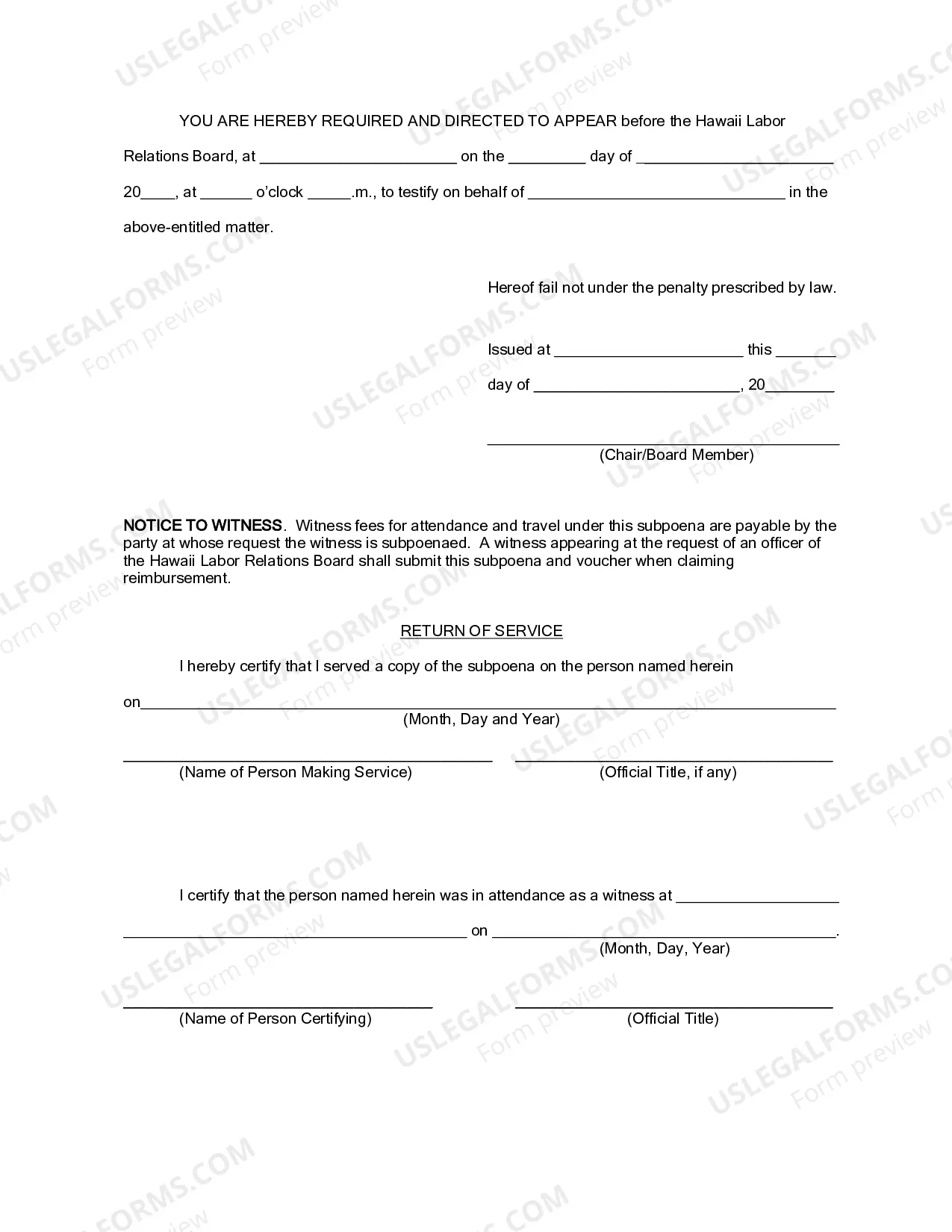 Preview Subpoena