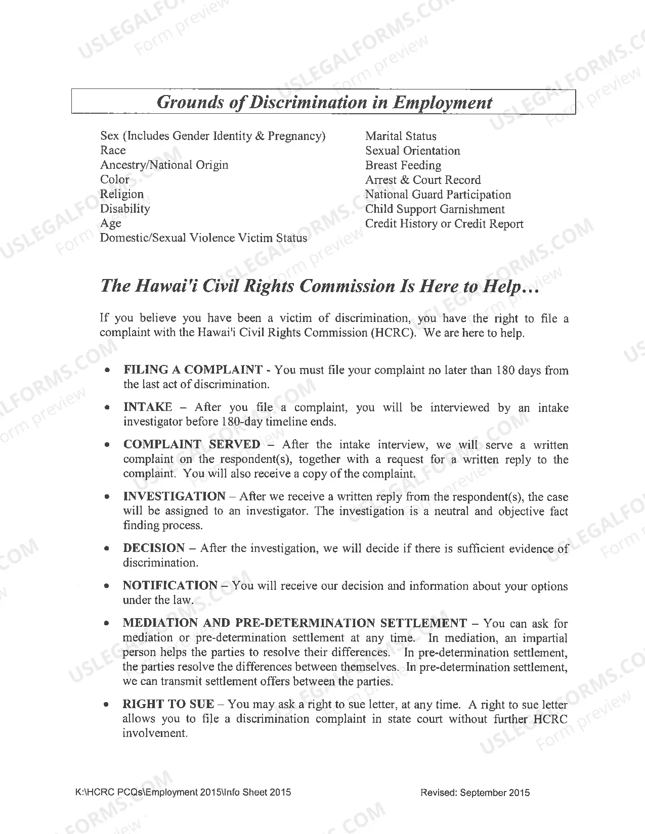 Preview HCRC Employment PCQ