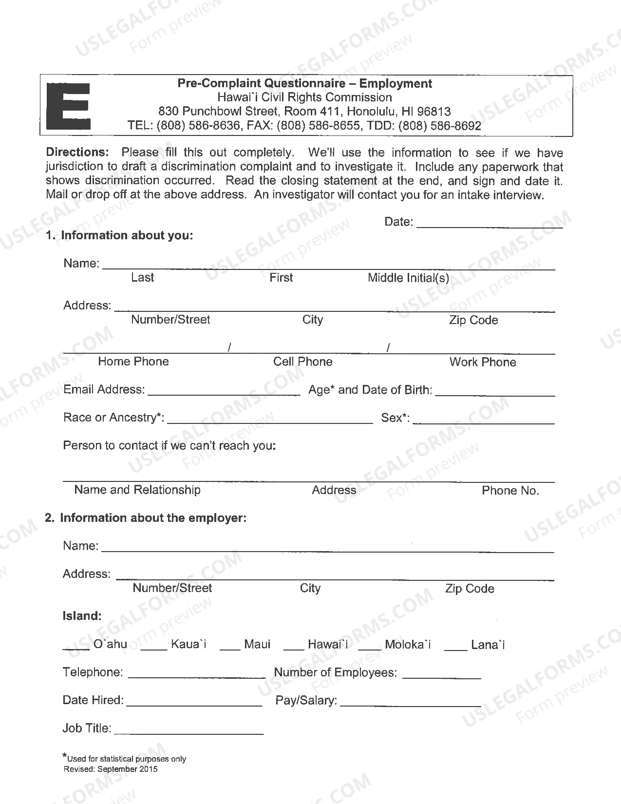 Preview HCRC Employment PCQ