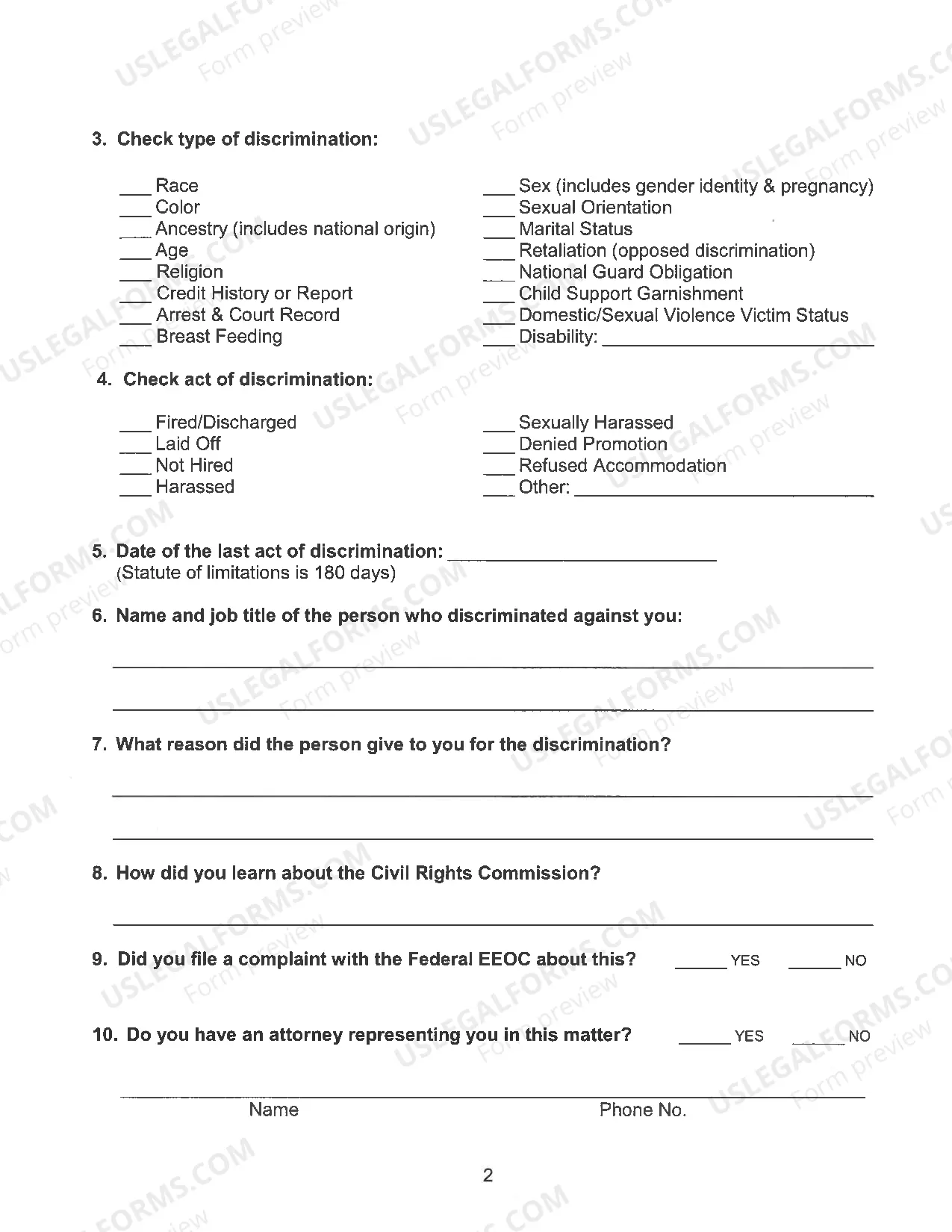 Preview HCRC Employment PCQ