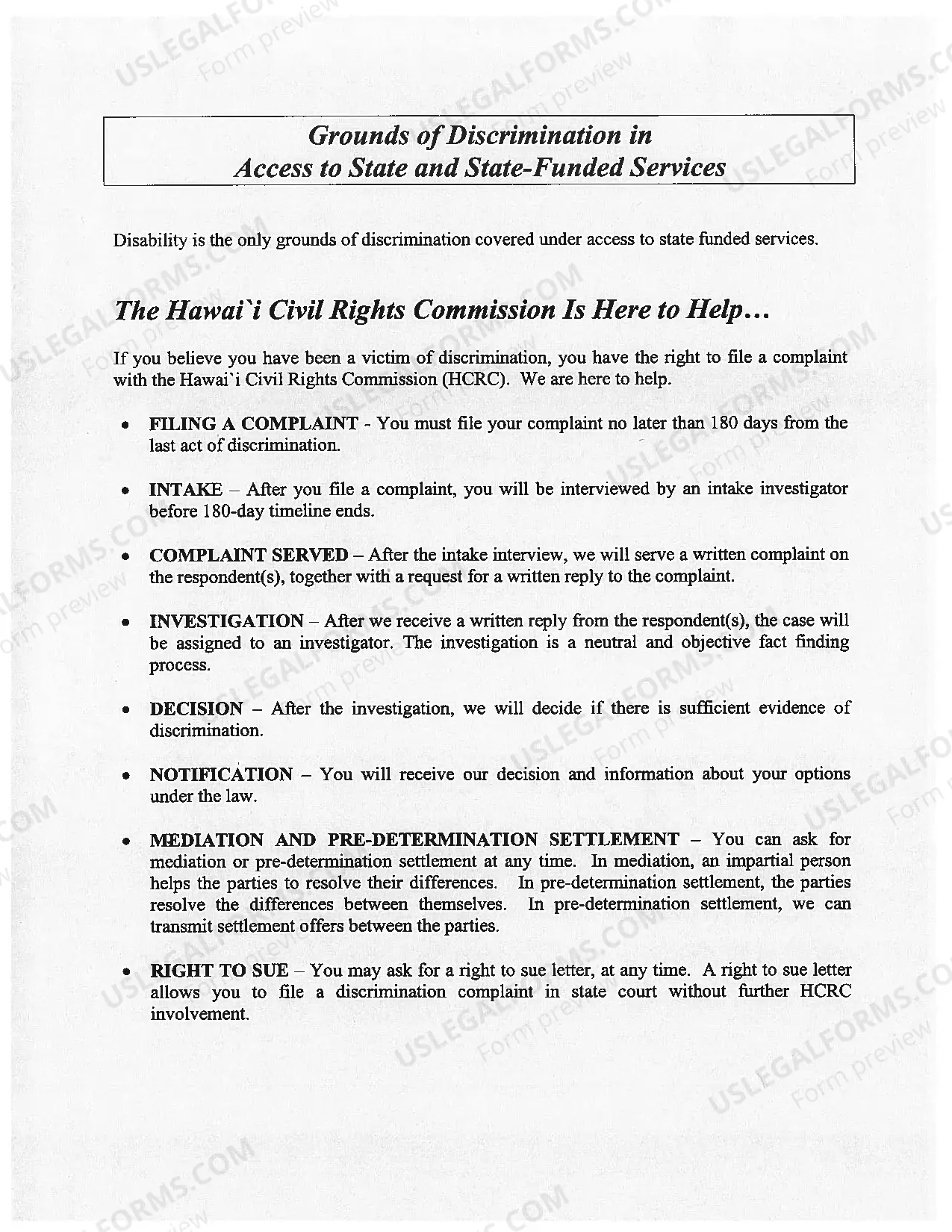 Preview HCRC State Funded Services PCQ