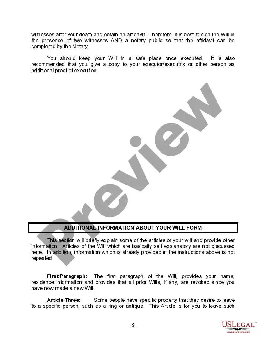 Get Mutual Wills Package with Last Wills and Testaments for Married Couple with Minor Children Preview Mutual Wills Package with Last Wills and Testaments for Married Couple with Minor Children