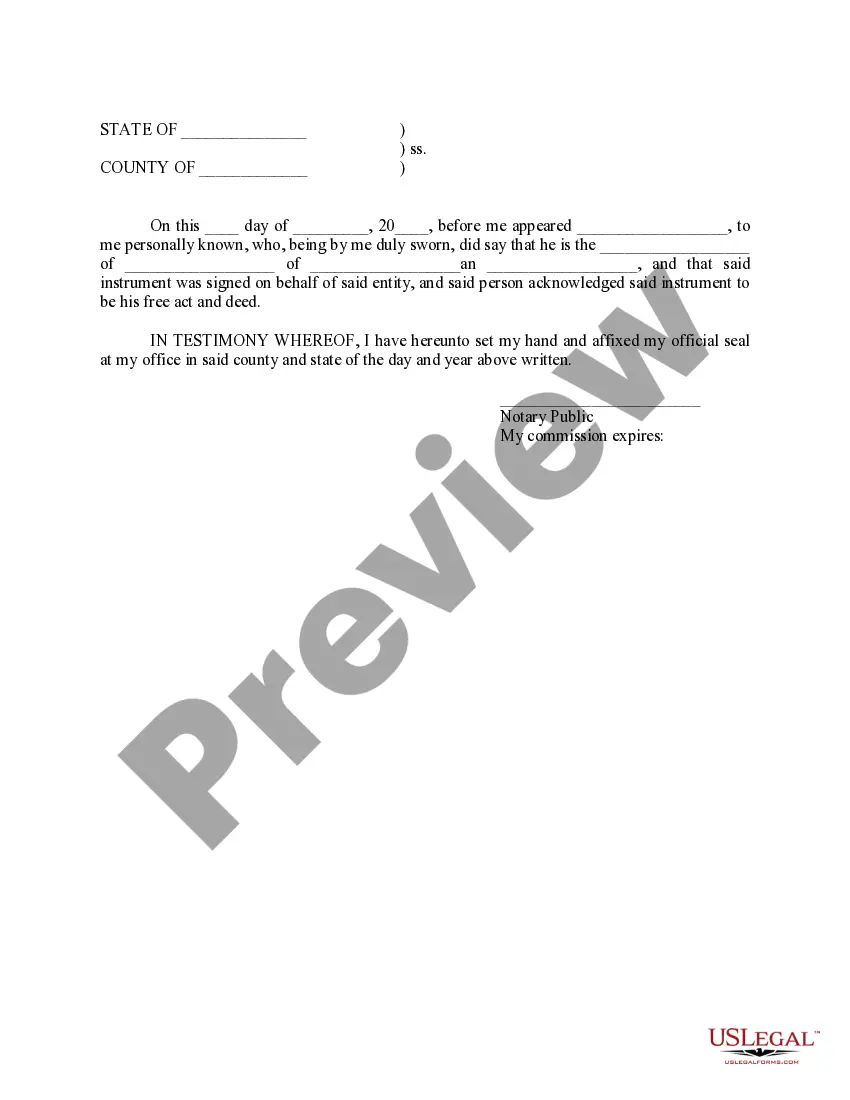 Preview Memorandum of Lease