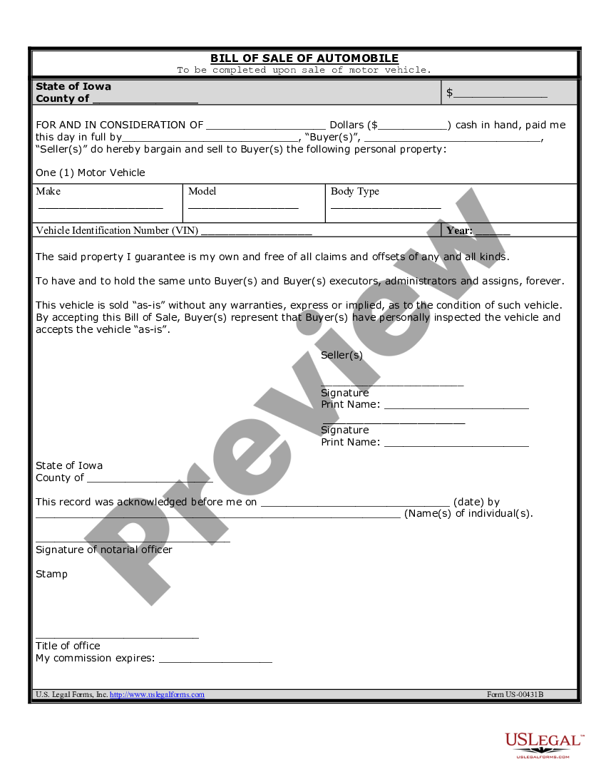 davenport-iowa-bill-of-sale-of-automobile-and-odometer-statement-for-as