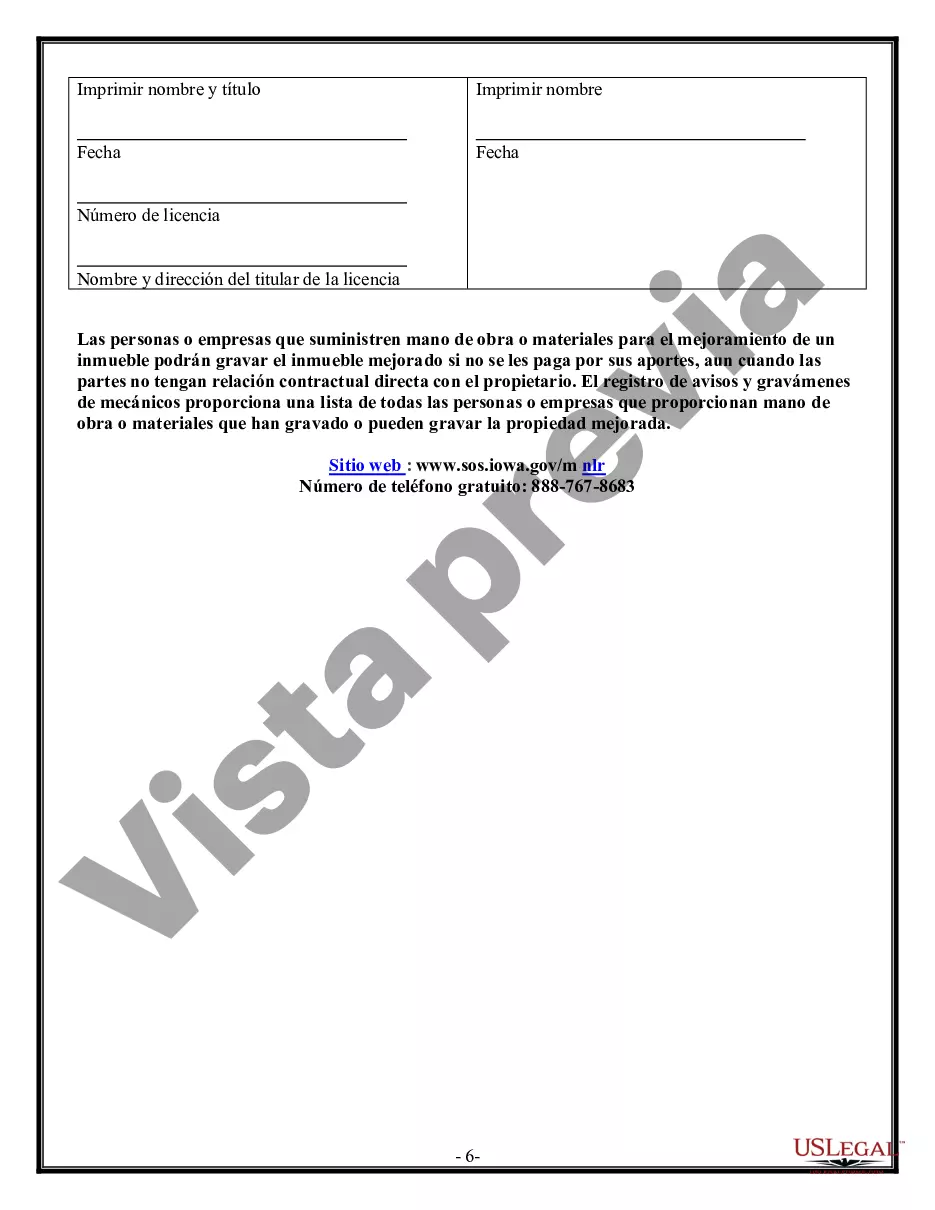 Preview Contrato de paisajismo para contratista