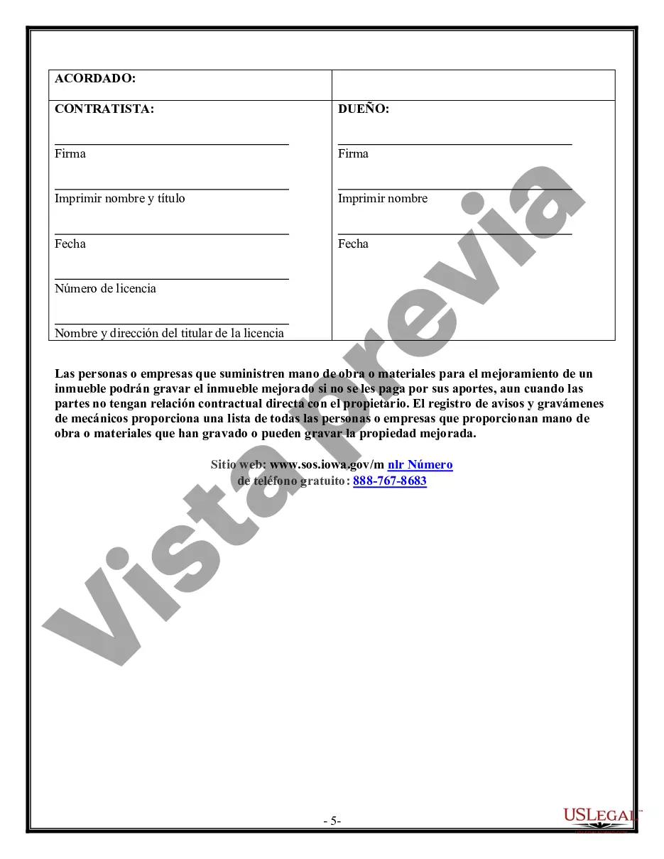 Preview Contrato de excavadora para contratista