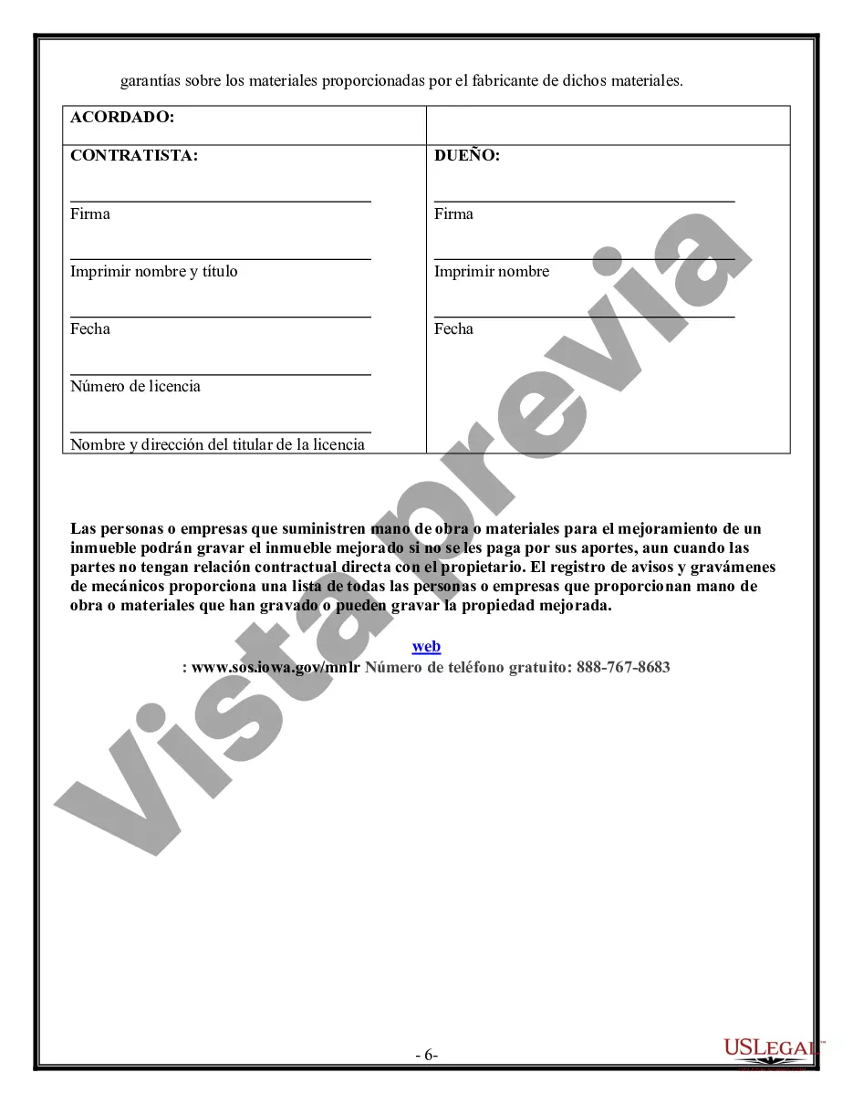 Preview Contrato marco para contratista