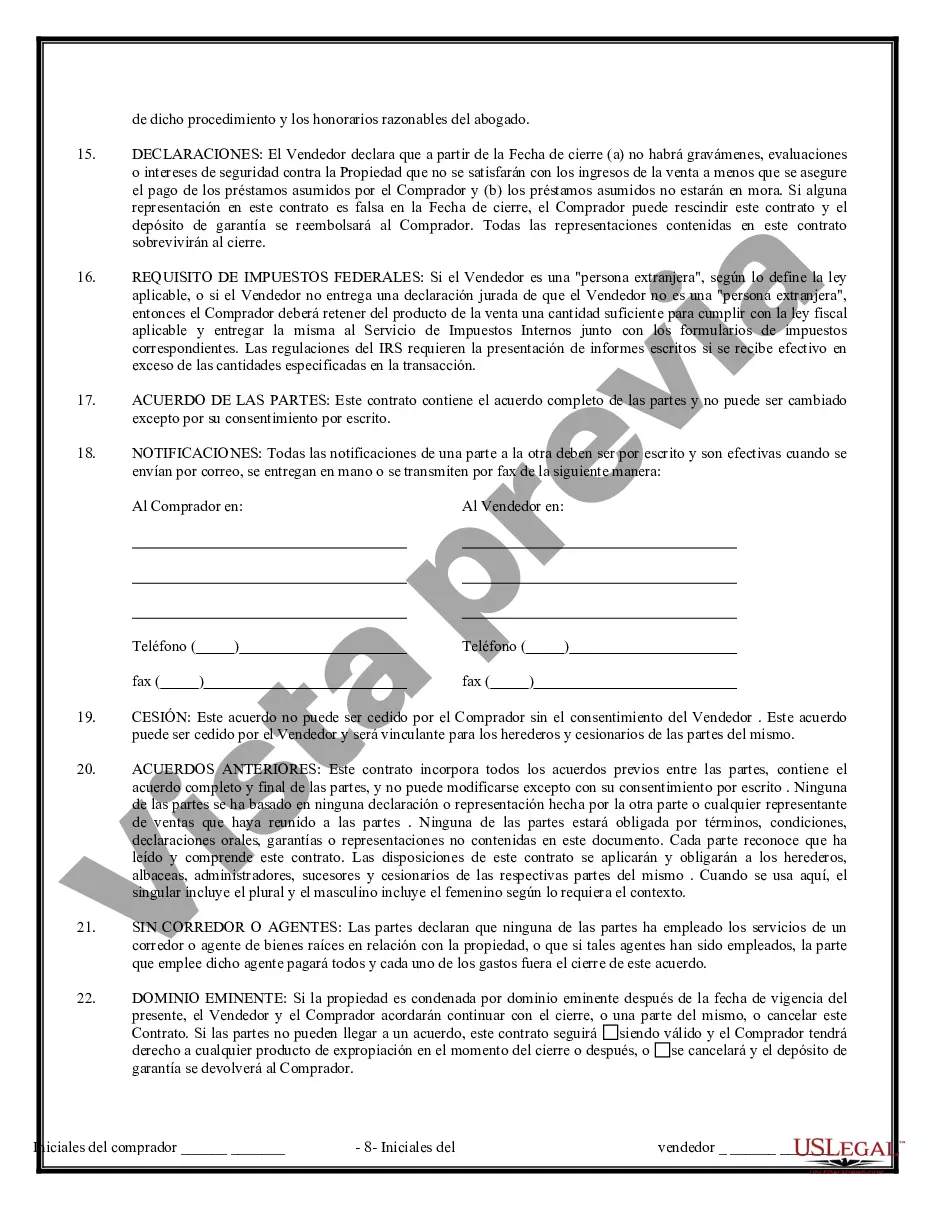 Preview Contrato de Compraventa de Bienes Inmuebles sin Corredor para Acuerdo de Venta de Casa Residencial