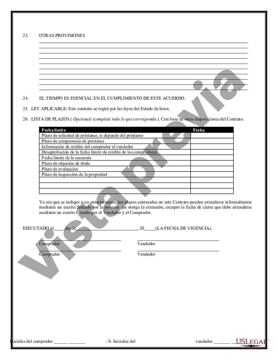 Preview Contrato de Compraventa de Bienes Inmuebles sin Corredor para Acuerdo de Venta de Casa Residencial