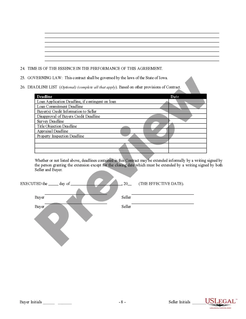 Preview Contract for Sale and Purchase of Real Estate with No Broker for Residential Home Sale Agreement