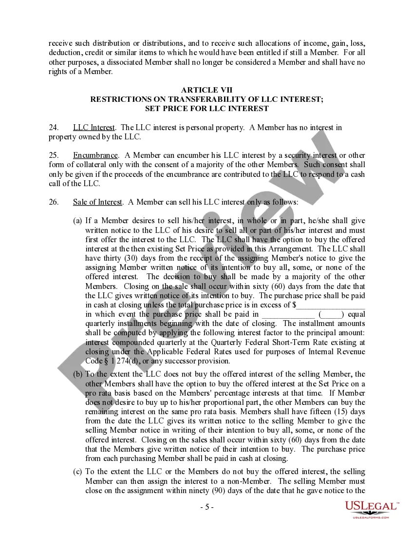Get Single Member Limited Liability Company LLC Operating Agreement Preview Single Member Limited Liability Company LLC Operating Agreement