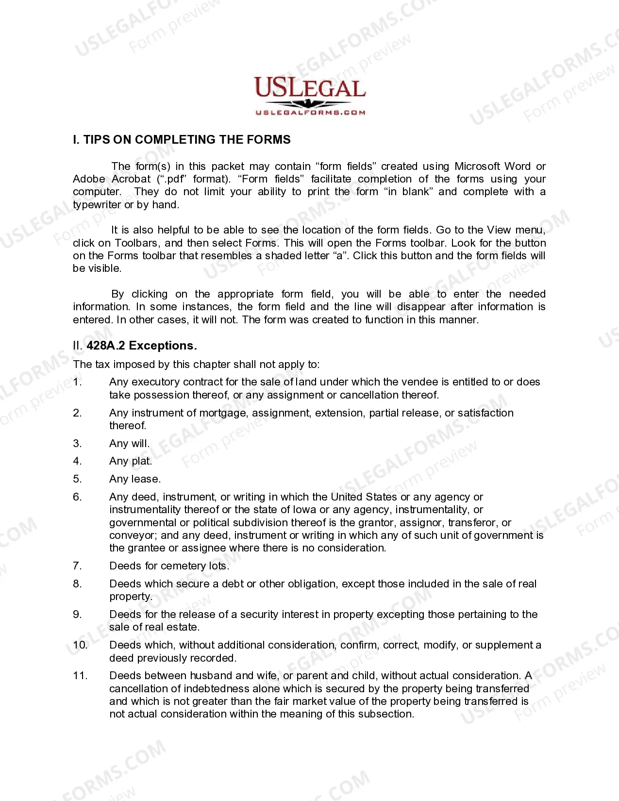 Preview Warranty Deed from two individuals to two individuals