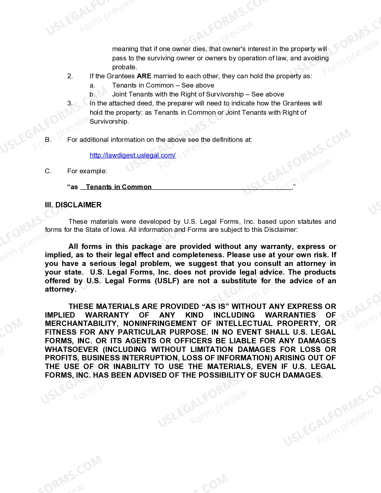 Preview Warranty Deed from two individuals to two individuals